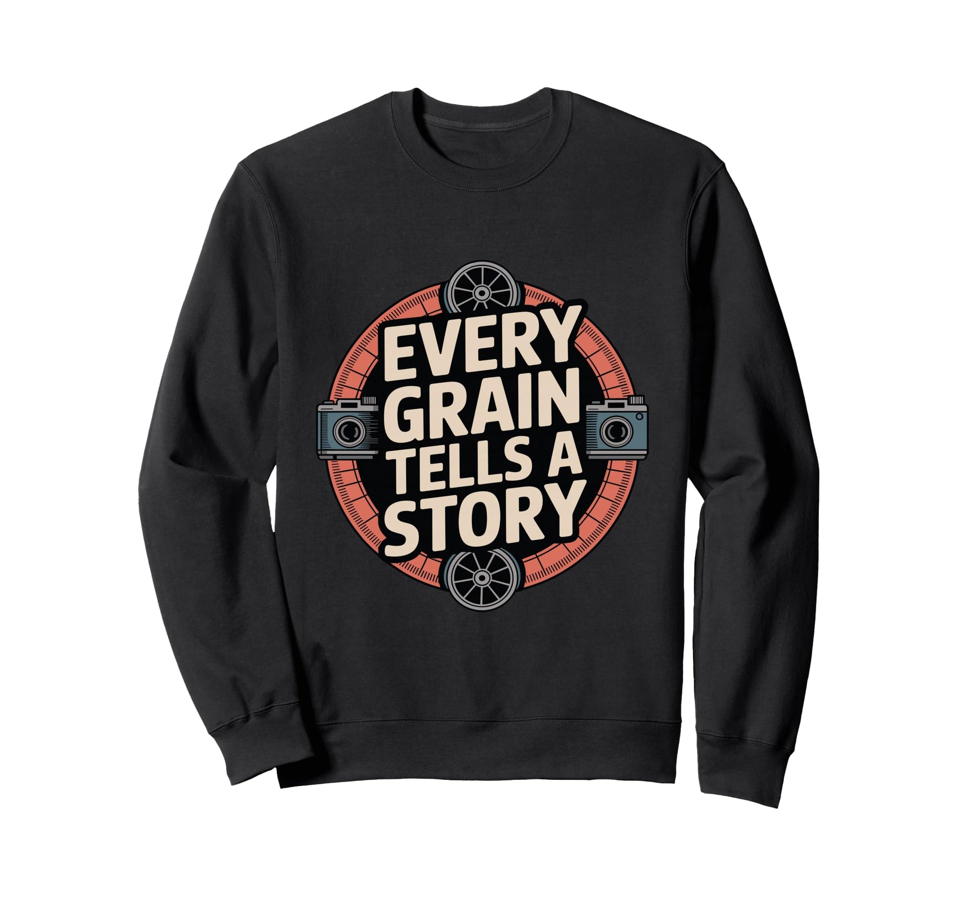 Click Rewind Cherish Camera Sweatshirt - Trendy Graphic Men Women - T-Shirt, Sweatshirt, Hoodie