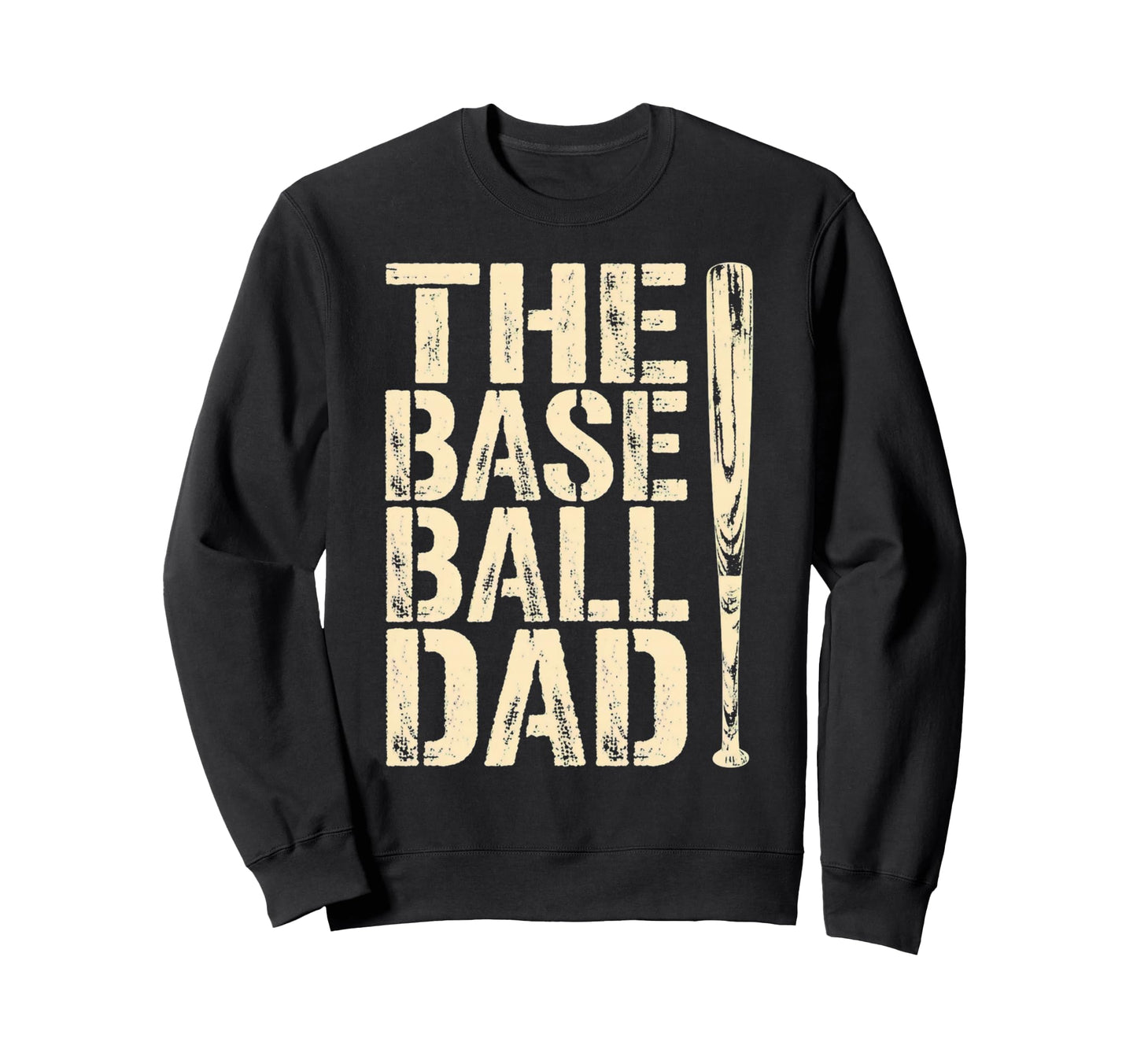 American Baseball Dad Baseball Sweatshirt - Aesthetic Graphic for Adults - T-Shirt, Sweatshirt, Hoodie
