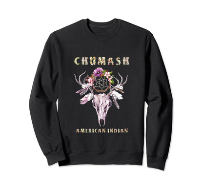 Chumash American Indian Tribe Boho Sweatshirt - Trendy Graphic for Adults - T-Shirt, Sweatshirt, Hoodie