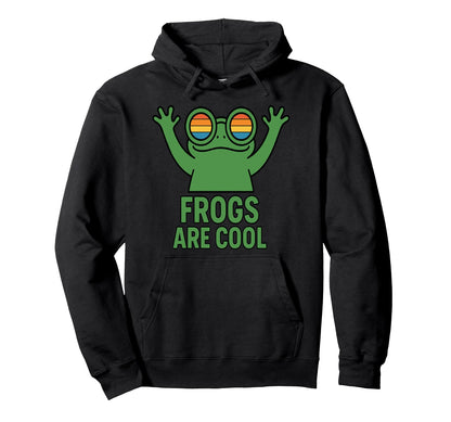 Frogs Are Aesthetic Funny Frog Hoodie - Fun Novelty Design Men Women - T-Shirt, Sweatshirt, Hoodie