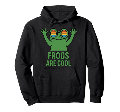Frogs Are Aesthetic Funny Frog Hoodie - Fun Novelty Design Men Women - T-Shirt, Sweatshirt, Hoodie