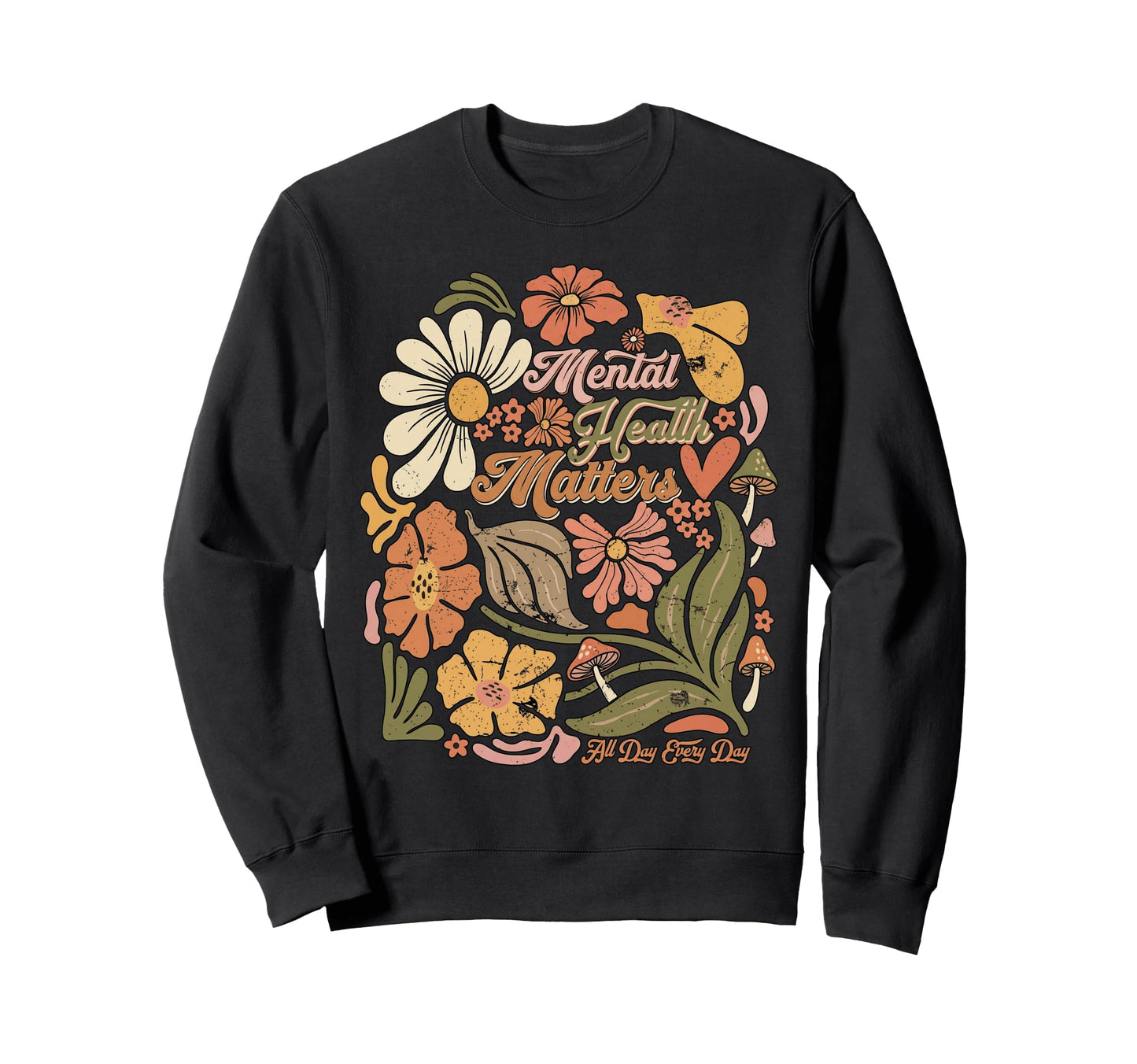 Aesthetic Wellness Gifts Boho Sweatshirt - Minimalist Print Men Women - T-Shirt, Sweatshirt, Hoodie