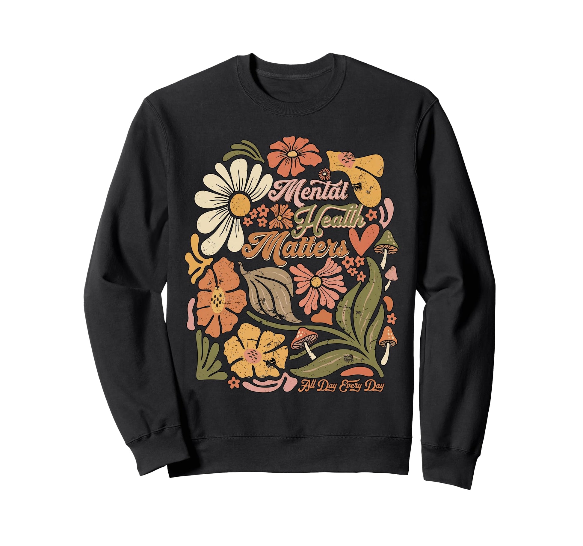 Aesthetic Wellness Gifts Boho Sweatshirt - Minimalist Print Men Women - T-Shirt, Sweatshirt, Hoodie