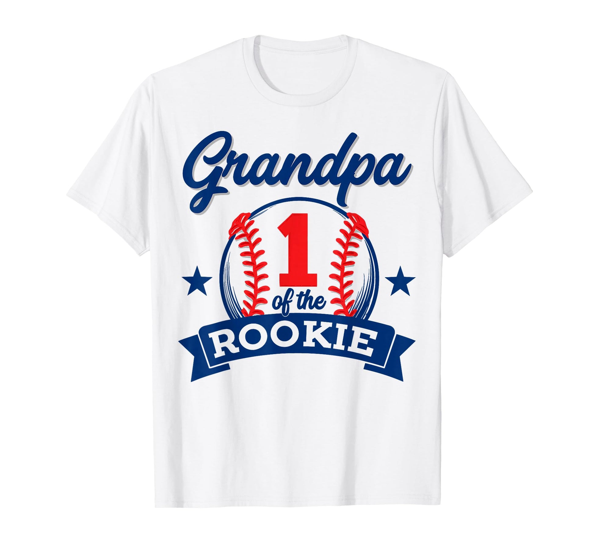 Grandpa Rookie 1St Birthday Baseball Theme T-Shirt - Unique Graphic Unisex - T-Shirt, Sweatshirt, Hoodie