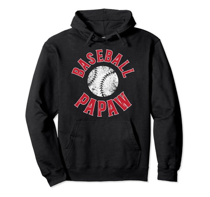 Baseball Papaw Proud Papaw Baseball Hoodie - Custom Art Print Men Women - T-Shirt, Sweatshirt, Hoodie