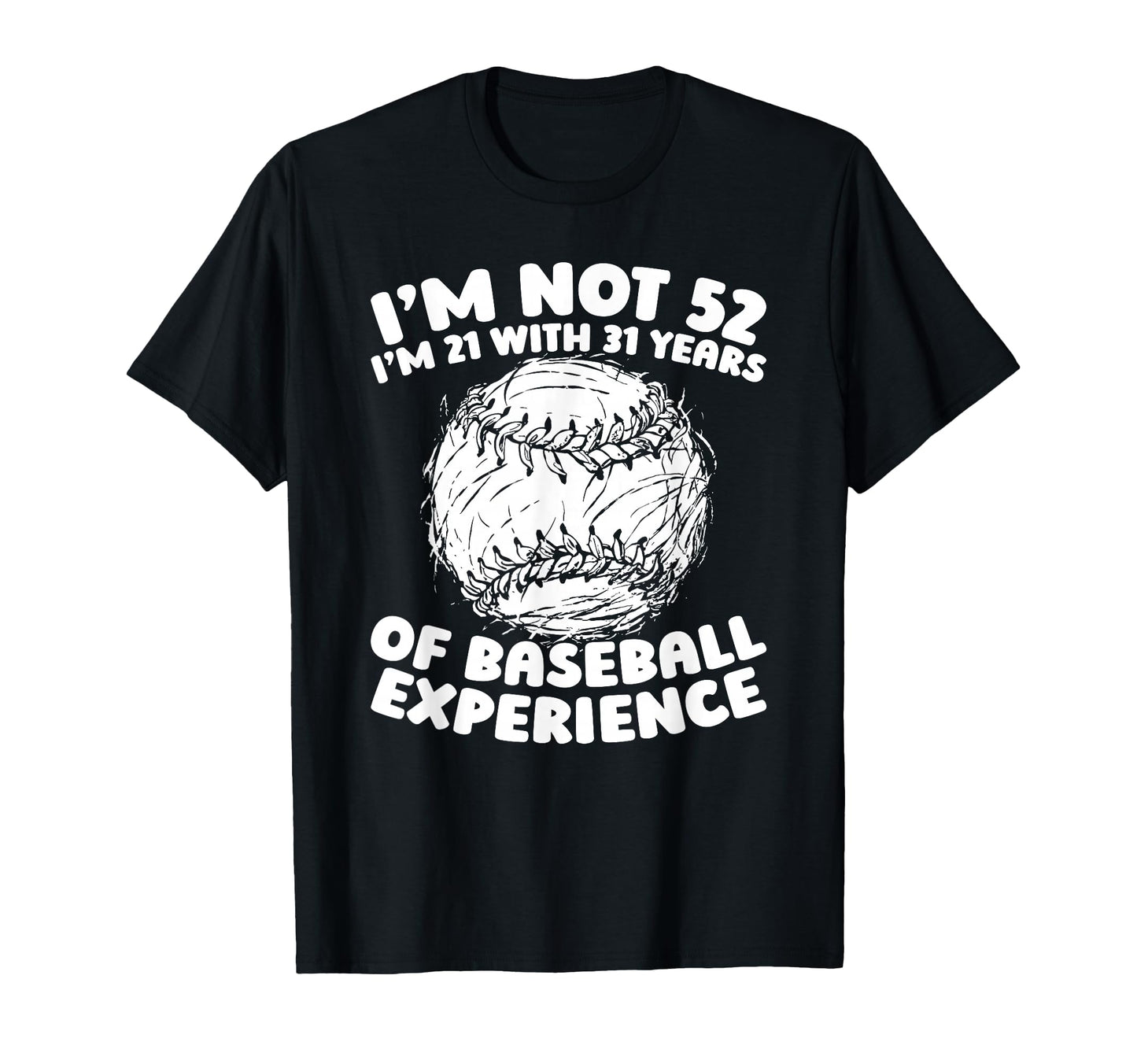 52Th Birthday Baseball Team Player T-Shirt - Minimalist Print Men Women - T-Shirt, Sweatshirt, Hoodie
