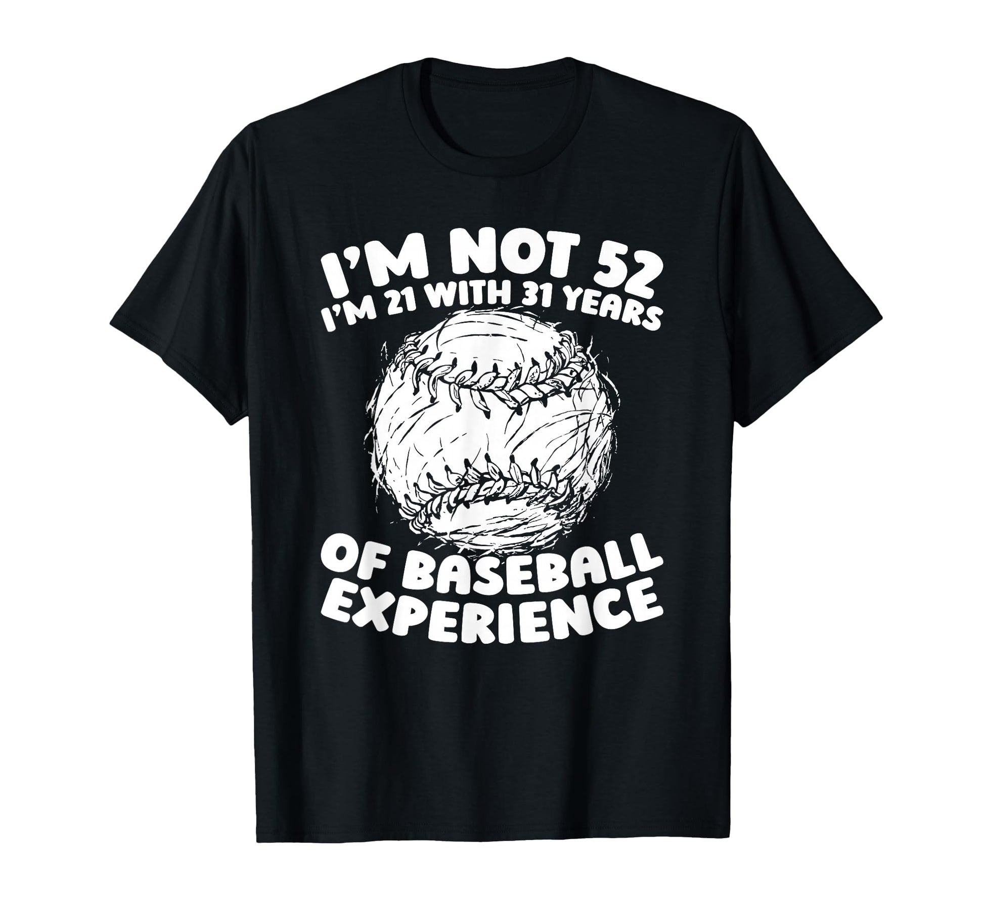 52Th Birthday Baseball Team Player T-Shirt - Minimalist Print Men Women - T-Shirt, Sweatshirt, Hoodie