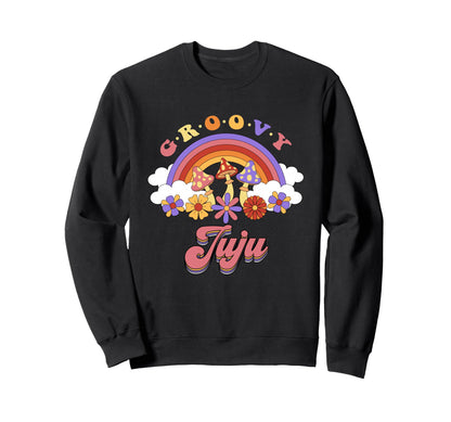 Groovy Juju Rainbow Colorful Sweatshirt - Novelty Apparel for Adults - T-Shirt, Sweatshirt, Hoodie
