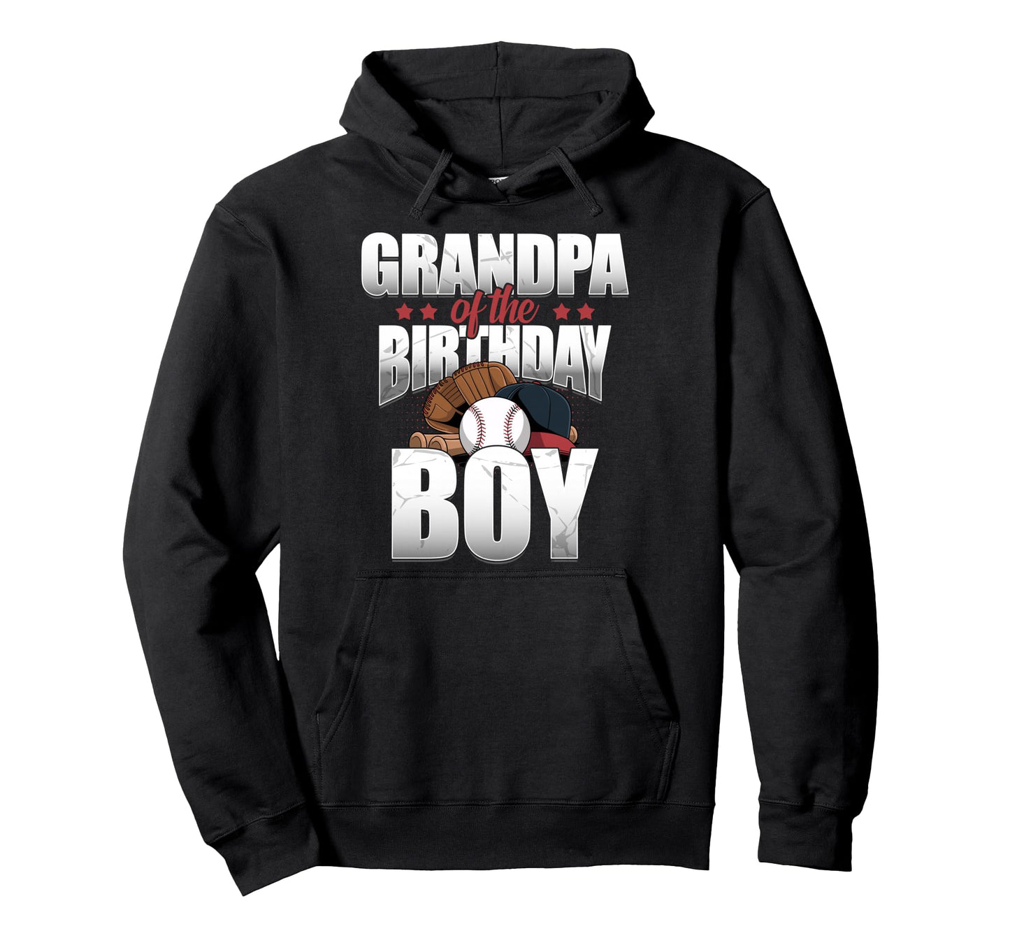 Grandpa Birthday Matching Baseball Birthday Hoodie - Trendy Graphic Unisex - T-Shirt, Sweatshirt, Hoodie