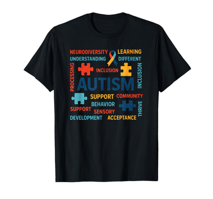 Autism Gamer Navigating Autism T T-Shirt - Fun Novelty Design Unisex - T-Shirt, Sweatshirt, Hoodie