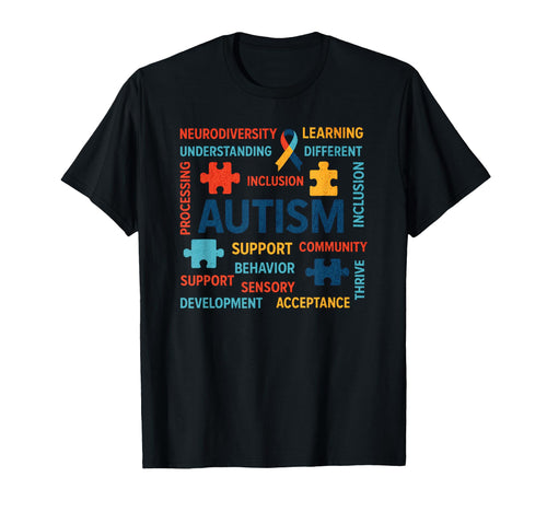 Autism Gamer Navigating Autism T T-Shirt - Fun Novelty Design Unisex - T-Shirt, Sweatshirt, Hoodie