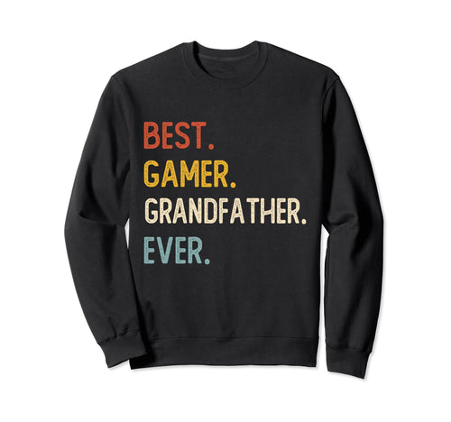 Funny Dad Best Gamer Grandfather Sweatshirt - Graphic Print for Adults - T-Shirt, Sweatshirt, Hoodie