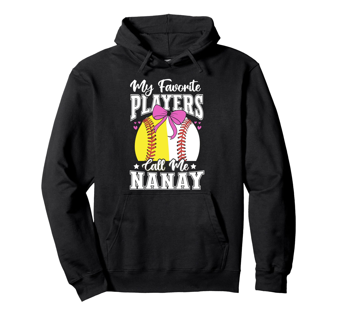 Baseball Grandma Favorite Softball Hoodie - Minimalist Print for Adults - T-Shirt, Sweatshirt, Hoodie