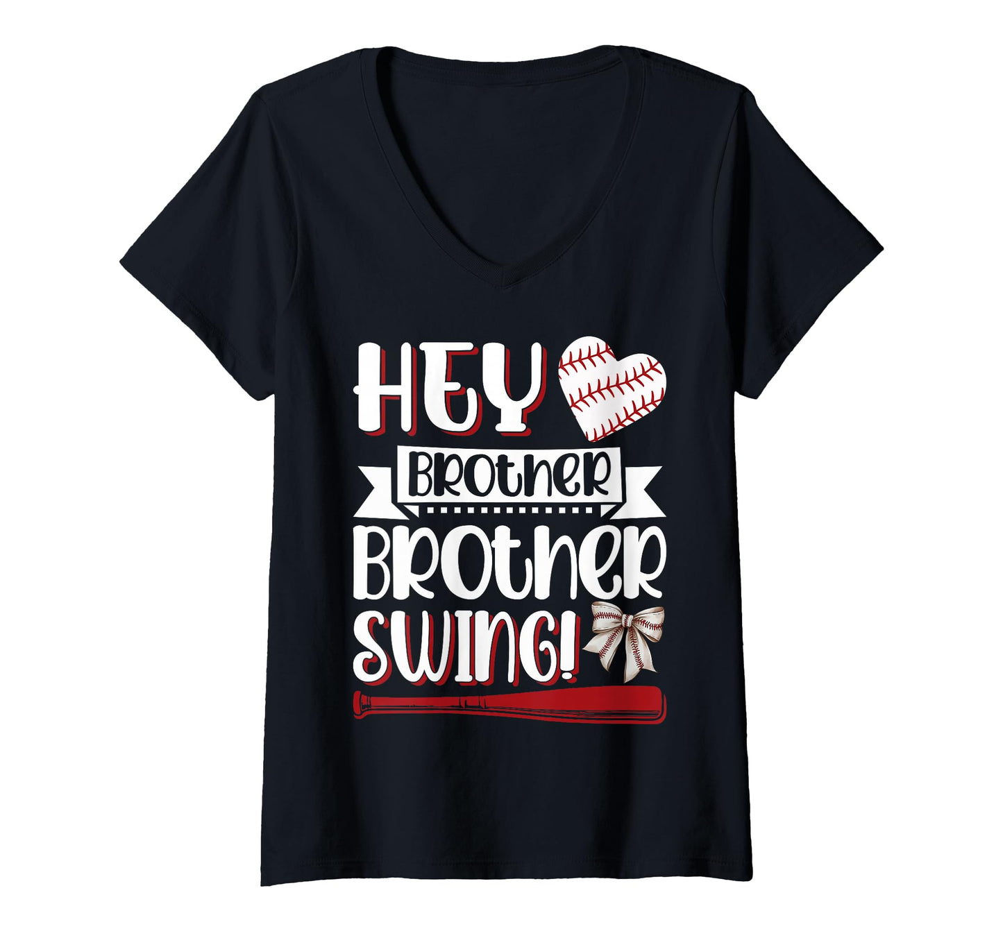 Hey Brother Swing Baseball Softball T-Shirt - Custom Art Print for Adults - T-Shirt, Sweatshirt, Hoodie