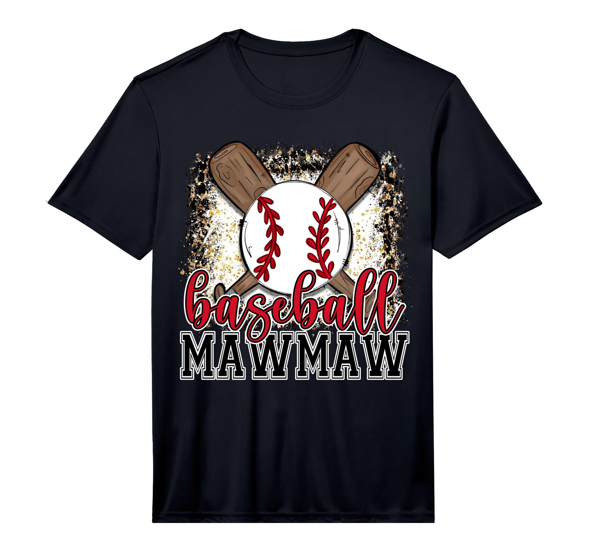 Baseball Mawmaw Leopard Baseball T-Shirt - Custom Art Print Men Women - T-Shirt, Sweatshirt, Hoodie