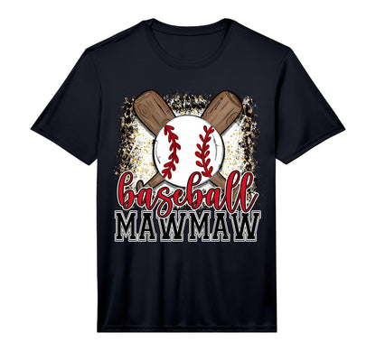 Baseball Mawmaw Leopard Baseball T-Shirt - Custom Art Print Men Women - T-Shirt, Sweatshirt, Hoodie