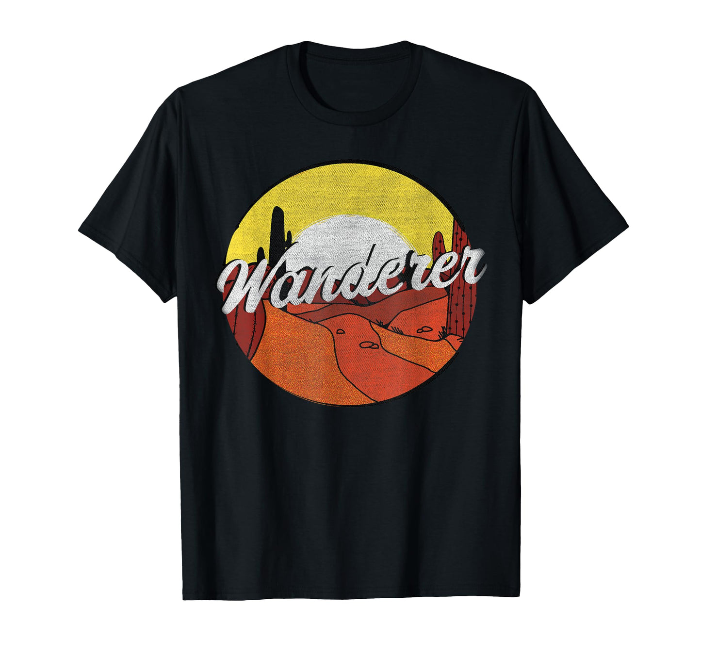 Wanderer Boho Southwest Desert Cactus T-Shirt - Aesthetic Graphic Men Women - T-Shirt, Sweatshirt, Hoodie