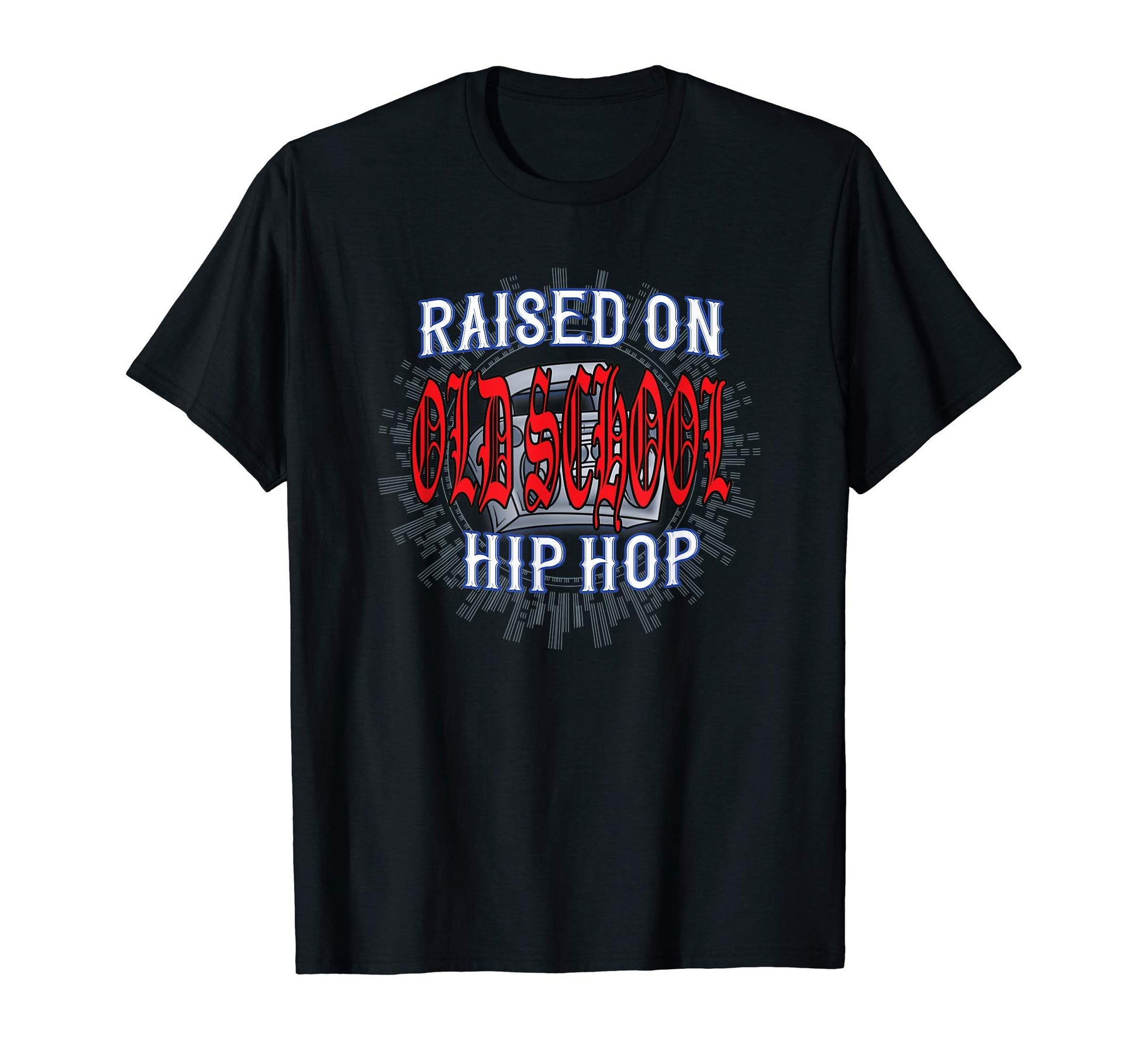 Boombox Ghetto Blaster Rap R B Old School T-Shirt - Graphic Print Unisex - T-Shirt, Sweatshirt, Hoodie