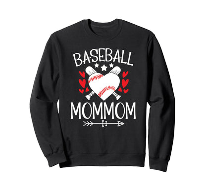 Baseball Mommom Grandma Mommom Sweatshirt - Aesthetic Graphic Men Women - T-Shirt, Sweatshirt, Hoodie