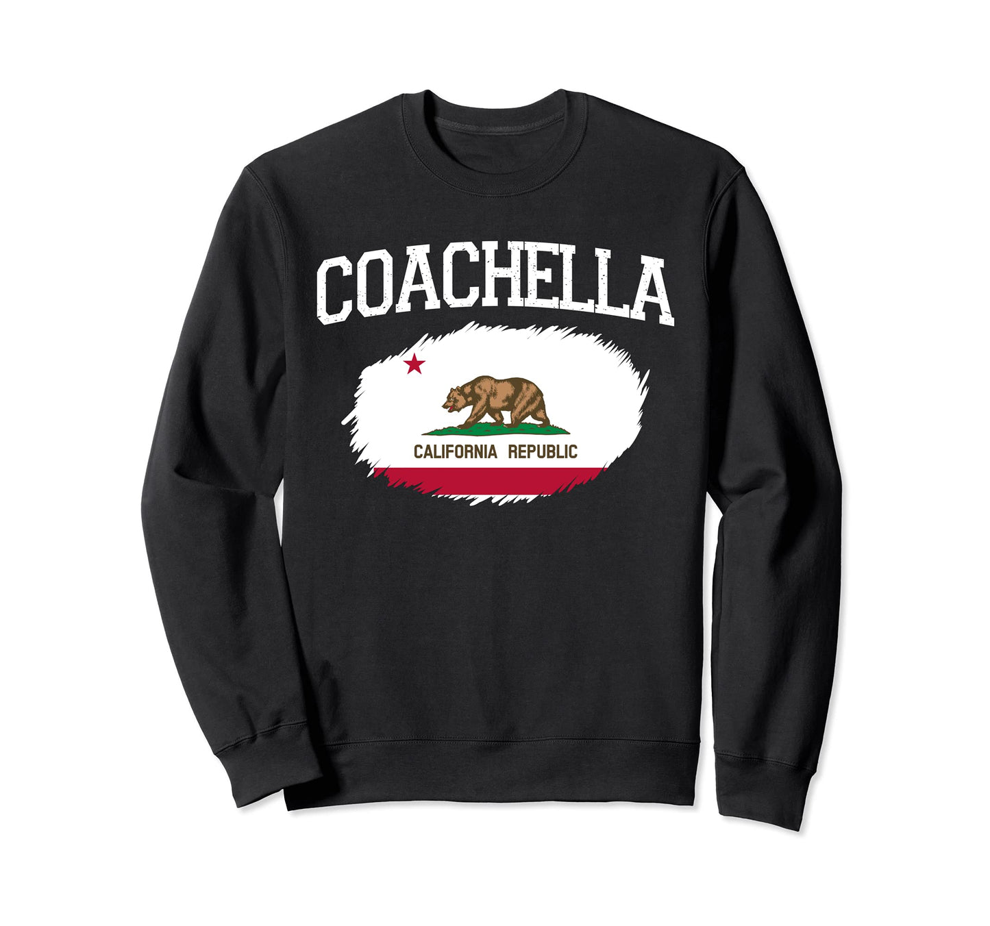 Coachella Ca California Flag Usa Sweatshirt - Trendy Graphic Men Women - T-Shirt, Sweatshirt, Hoodie