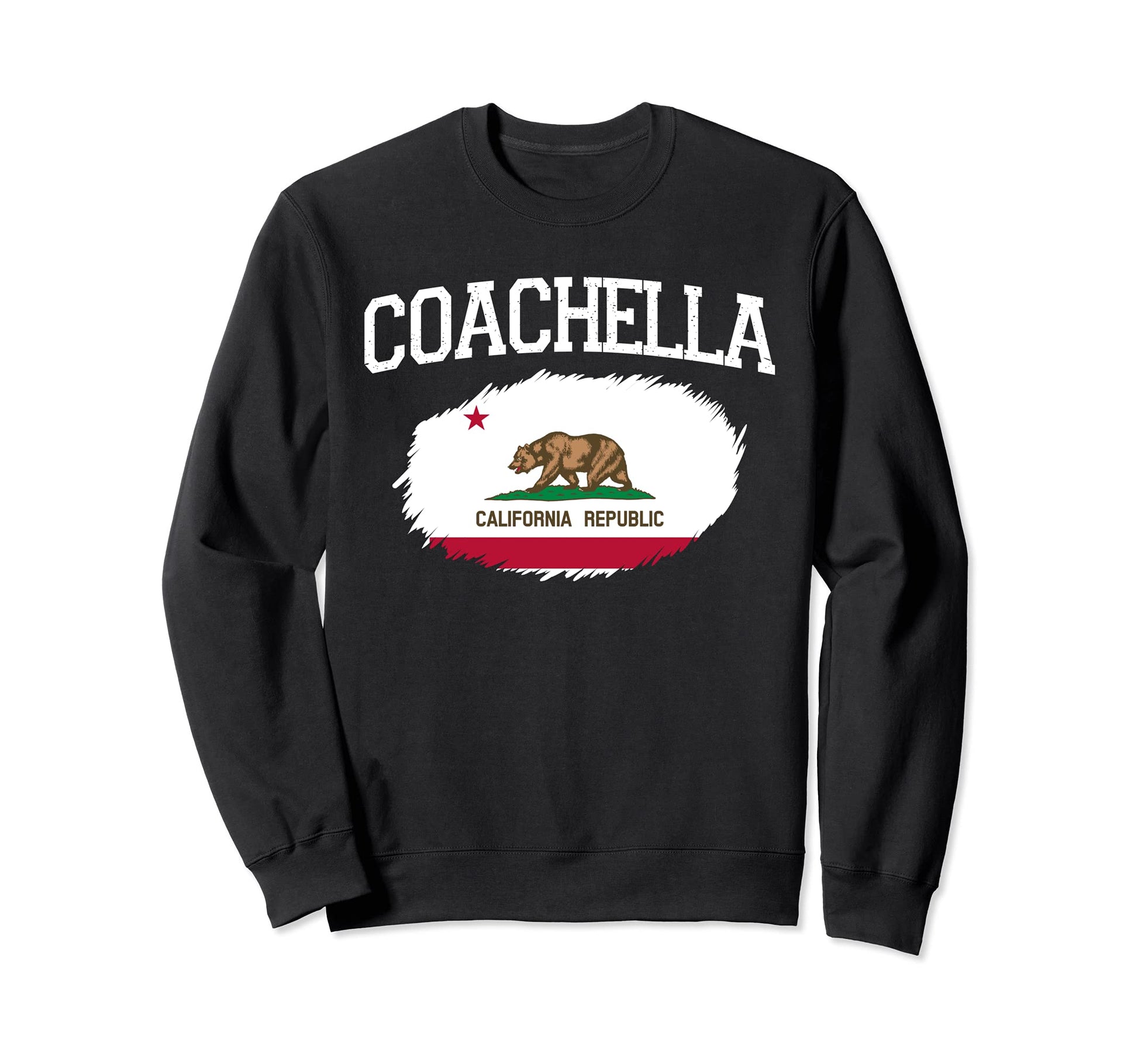 Coachella Ca California Flag Usa Sweatshirt - Trendy Graphic Men Women - T-Shirt, Sweatshirt, Hoodie