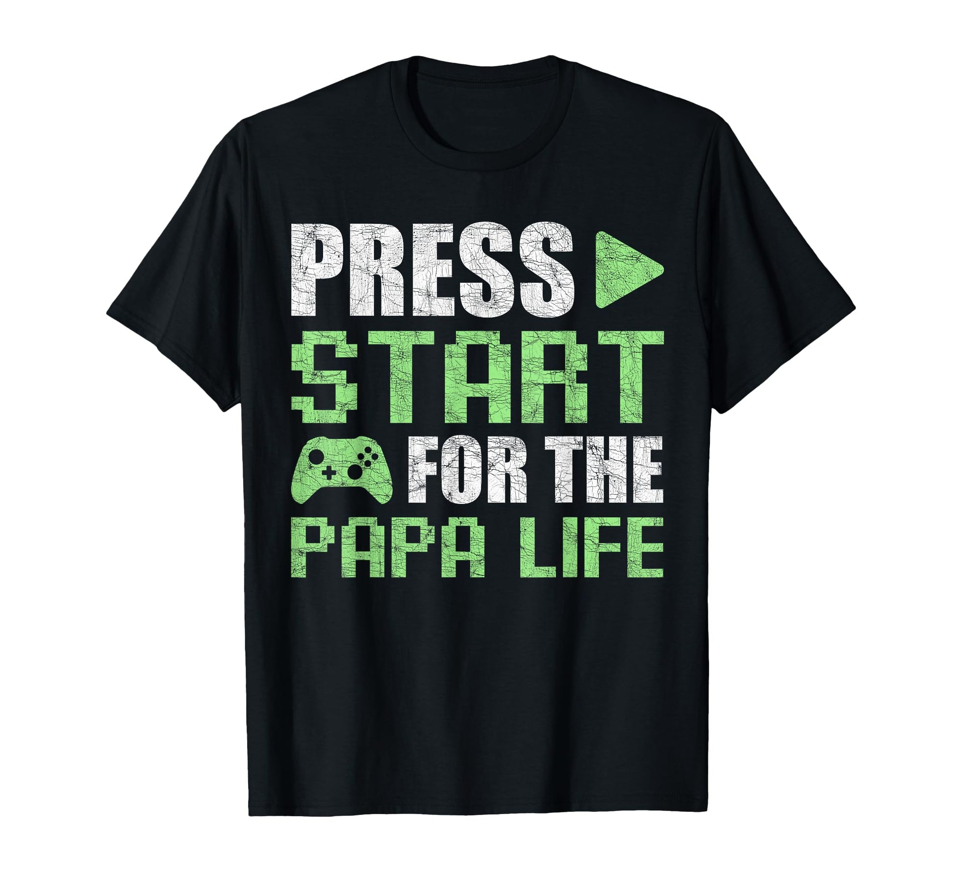 Gamer Grandpa Fathers Day Press T-Shirt - Casual Everyday Wear Unisex - T-Shirt, Sweatshirt, Hoodie