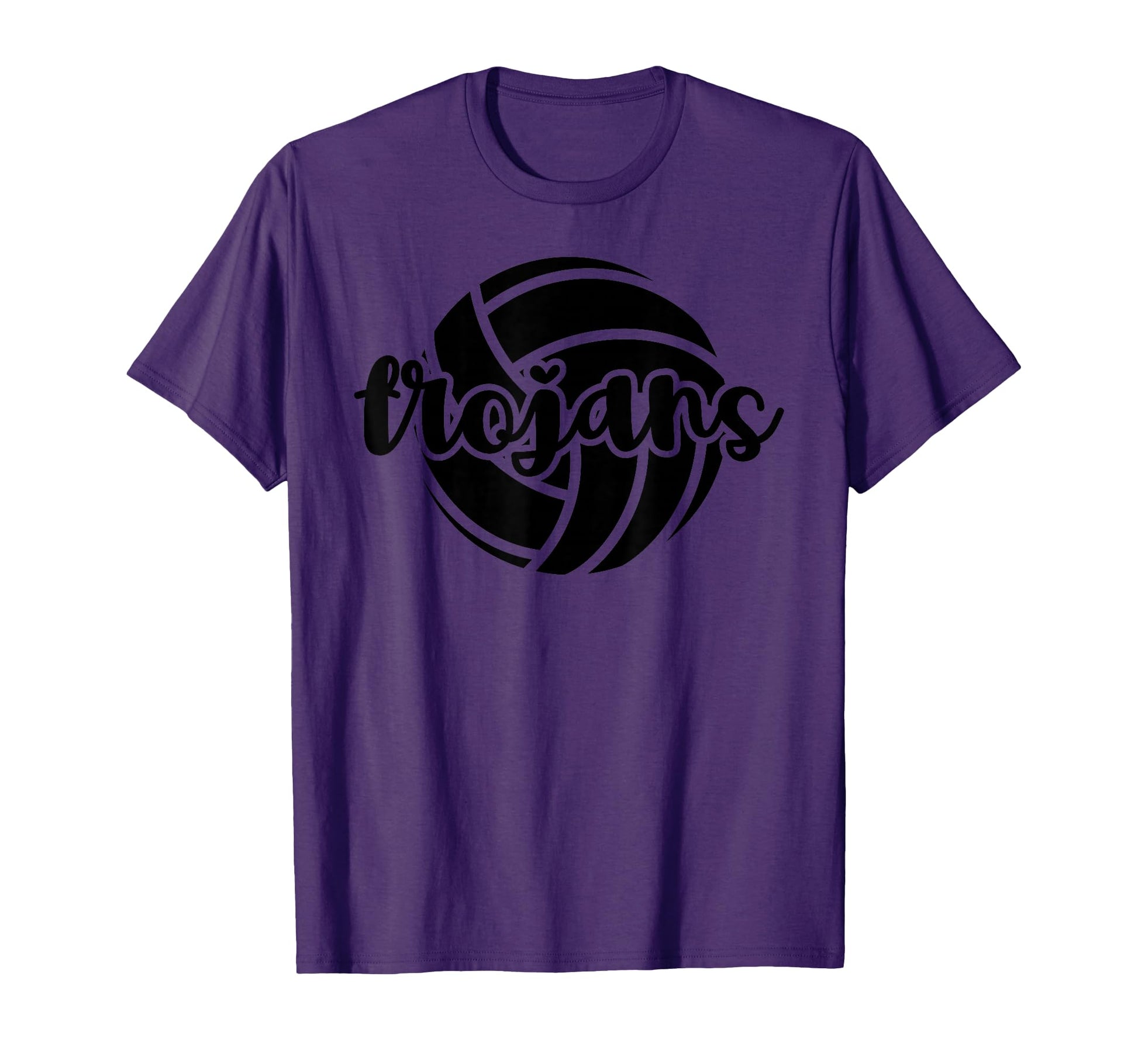 Trojans Volleyball Team Mascot School T-Shirt - Graphic Print Unisex - T-Shirt, Sweatshirt, Hoodie