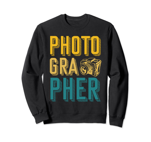 Camera Photographer Sweatshirt - Casual Everyday Wear for Adults - T-Shirt, Sweatshirt, Hoodie