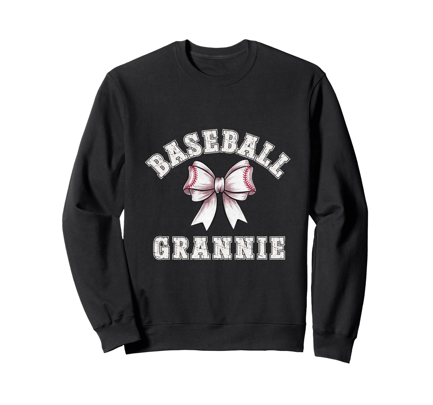 Coquette Baseball Grannie Bow Game Sweatshirt - Unique Graphic for Adults - T-Shirt, Sweatshirt, Hoodie
