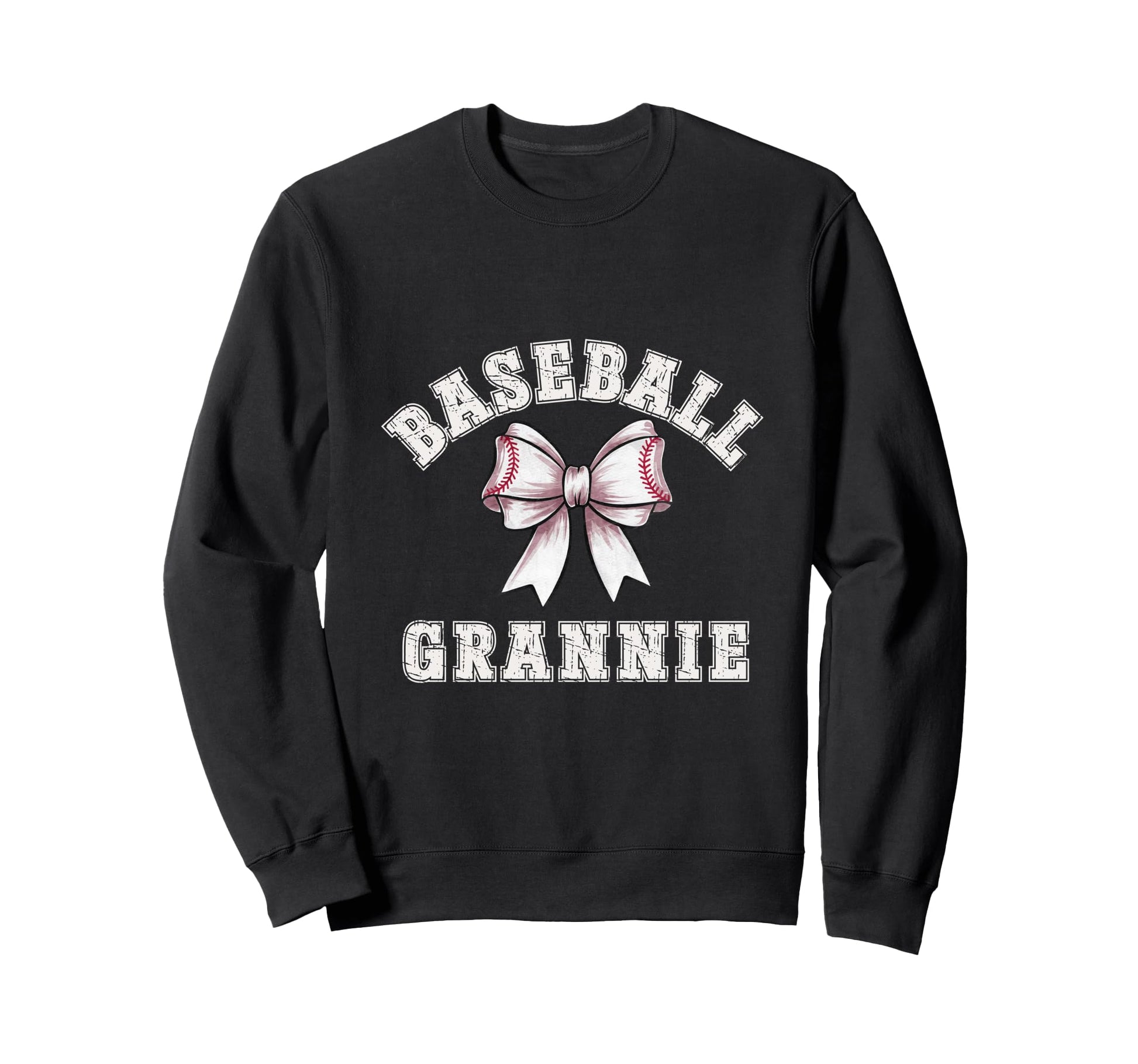 Coquette Baseball Grannie Bow Game Sweatshirt - Unique Graphic for Adults - T-Shirt, Sweatshirt, Hoodie