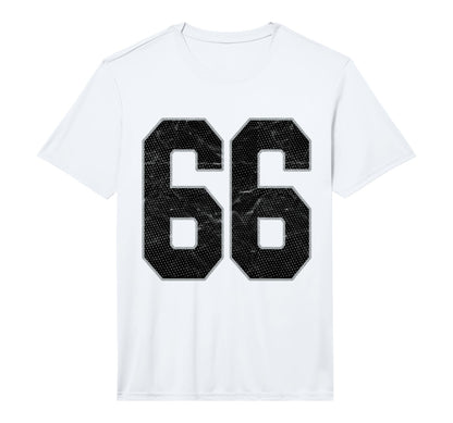 Number 66 Numbered Uniform Sports T-Shirt - Streetwear Style Men Women - T-Shirt, Sweatshirt, Hoodie