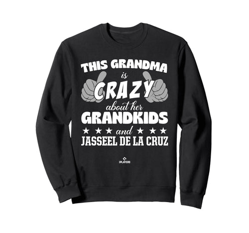 Grandma Crazy Jasseel De La Cruz Sweatshirt - Graphic Print Unisex - T-Shirt, Sweatshirt, Hoodie