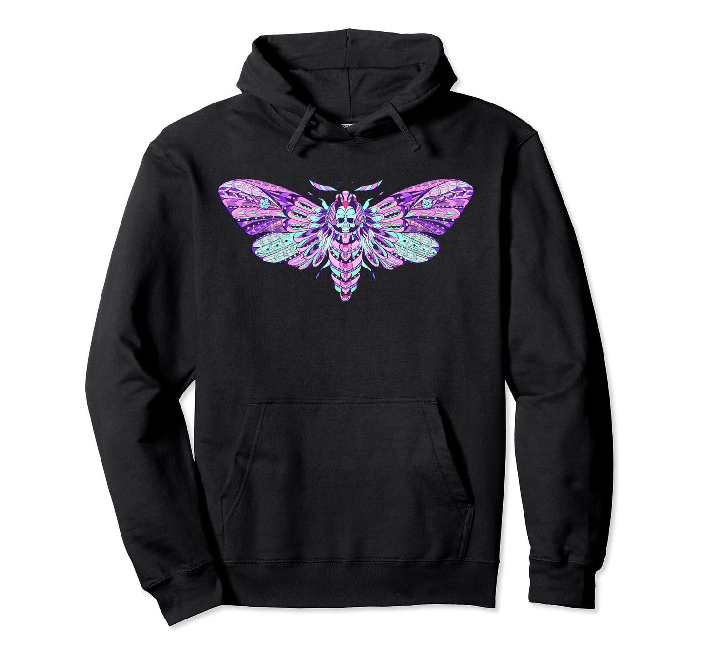 Pastel Gothic Skull Aesthetic Hoodie - Unique Graphic Men Women - T-Shirt, Sweatshirt, Hoodie