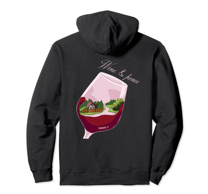 Peace Positivity Hoodie - Fun Novelty Design for Adults - T-Shirt, Sweatshirt, Hoodie