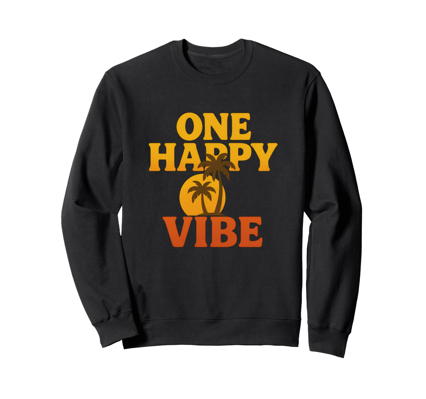Aruba Vacation Palm Tree Sunset Sweatshirt - Streetwear Style for Adults - T-Shirt, Sweatshirt, Hoodie