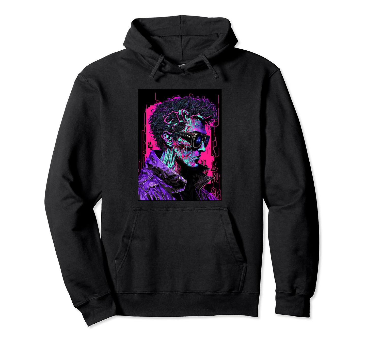 Villain Japanese Vaporwave Aesthetic Hoodie - Custom Art Print Men Women - T-Shirt, Sweatshirt, Hoodie