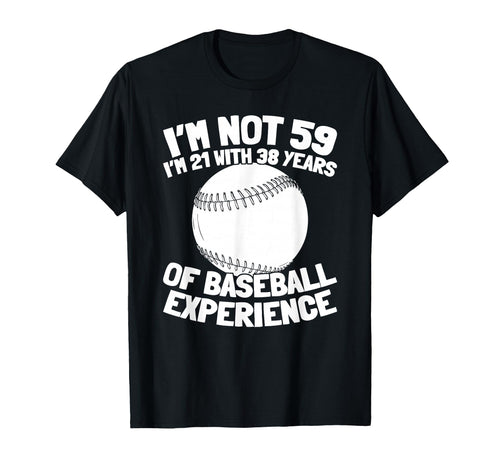 59Th Birthday Baseballer Baseball T-Shirt - Streetwear Style for Adults - T-Shirt, Sweatshirt, Hoodie
