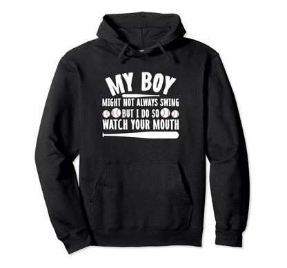 My Might Not Always Swing But I Do So Hoodie - Unique Graphic for Adults - T-Shirt, Sweatshirt, Hoodie