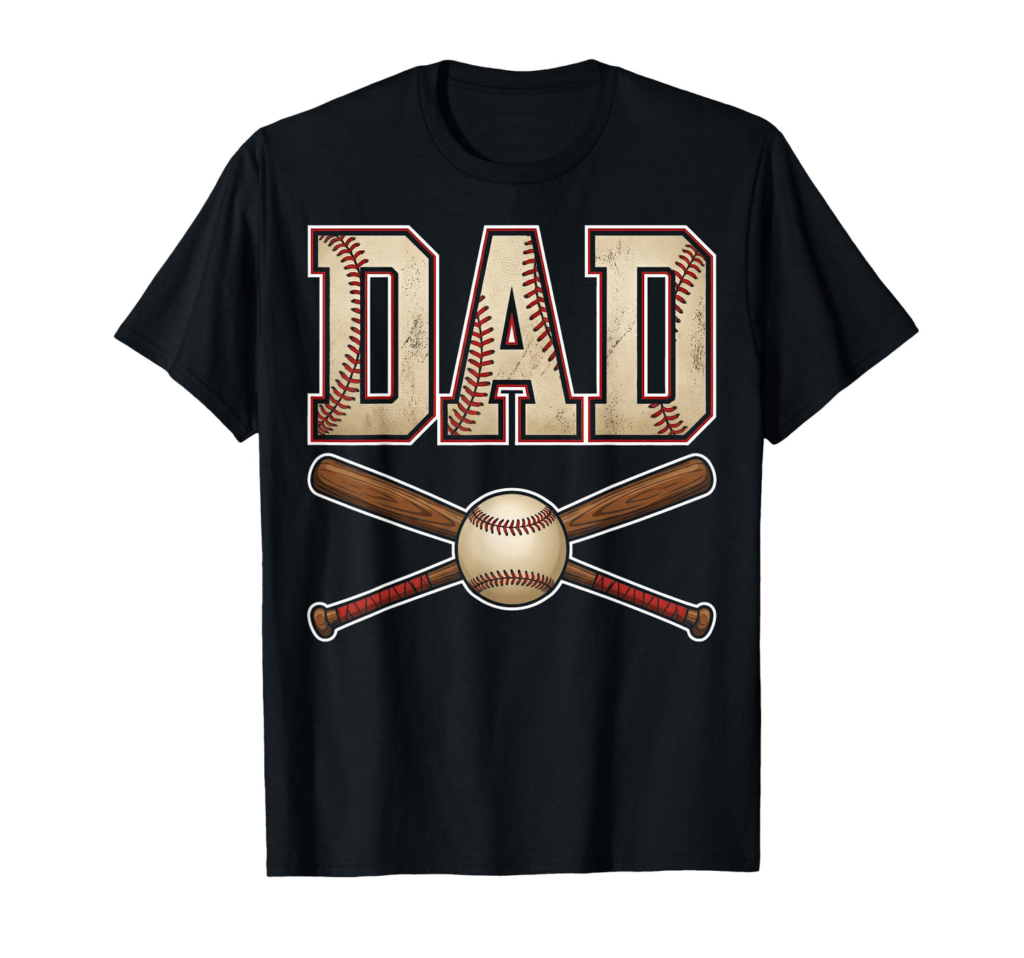 Baseball Dad Funny Fathers Day Baseball T-Shirt - Aesthetic Graphic Unisex - T-Shirt, Sweatshirt, Hoodie