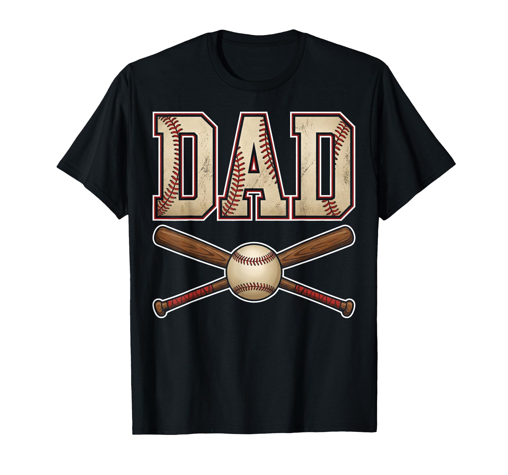Baseball Dad Funny Fathers Day Baseball T-Shirt - Aesthetic Graphic Unisex - T-Shirt, Sweatshirt, Hoodie