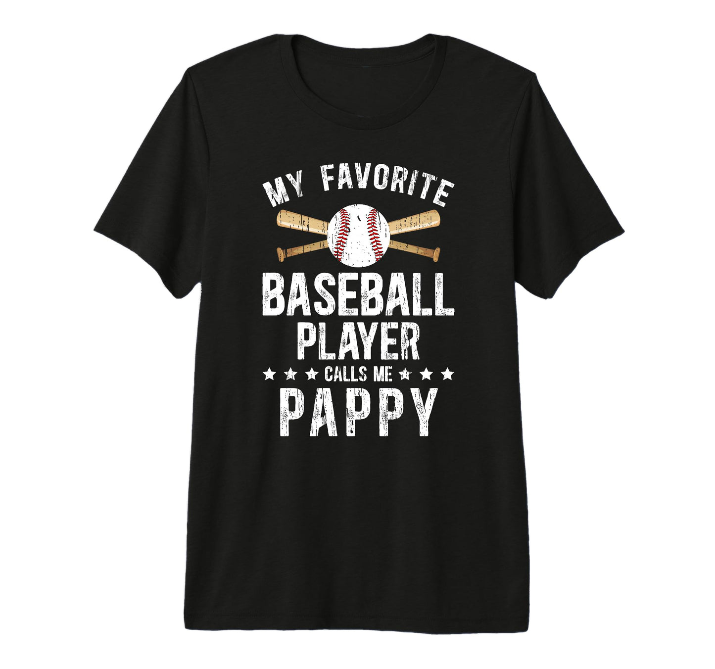Mens My Favorite Baseball Player Pappy T-Shirt - Trendy Graphic Men Women - T-Shirt, Sweatshirt, Hoodie