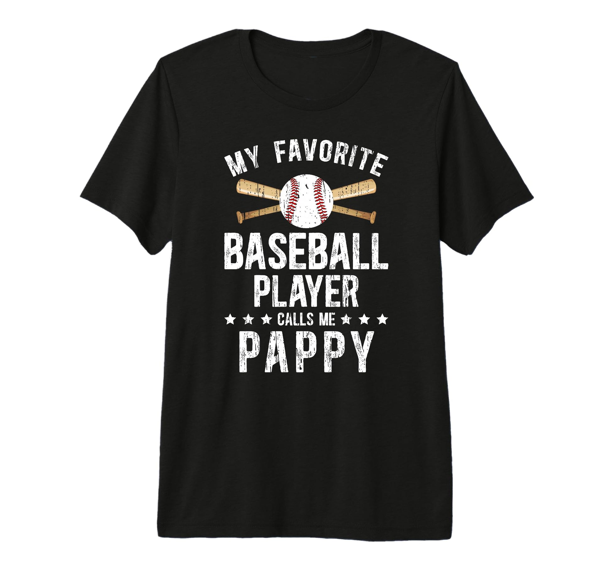 Mens My Favorite Baseball Player Pappy T-Shirt - Trendy Graphic Men Women - T-Shirt, Sweatshirt, Hoodie