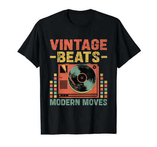 Funny Old School Dj Equipment Table T-Shirt - Aesthetic Graphic Unisex - T-Shirt, Sweatshirt, Hoodie