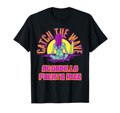 Aguadilla Puerto Rico Surfing T-Shirt - Casual Everyday Wear for Adults - T-Shirt, Sweatshirt, Hoodie