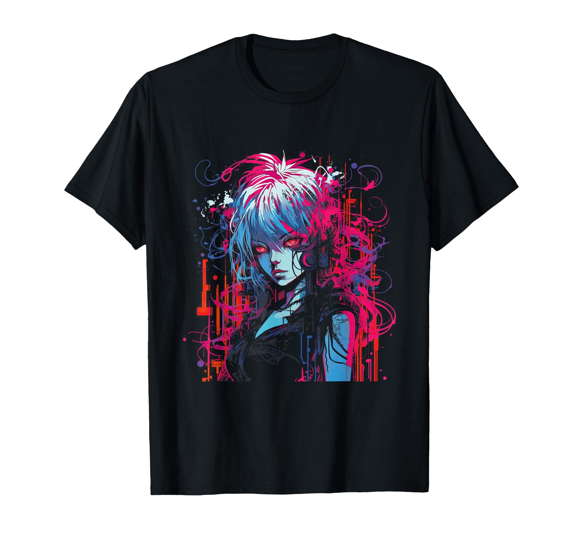 Anime Manga Cyberpunk Vaporwave T-Shirt - Aesthetic Graphic for Adults - T-Shirt, Sweatshirt, Hoodie