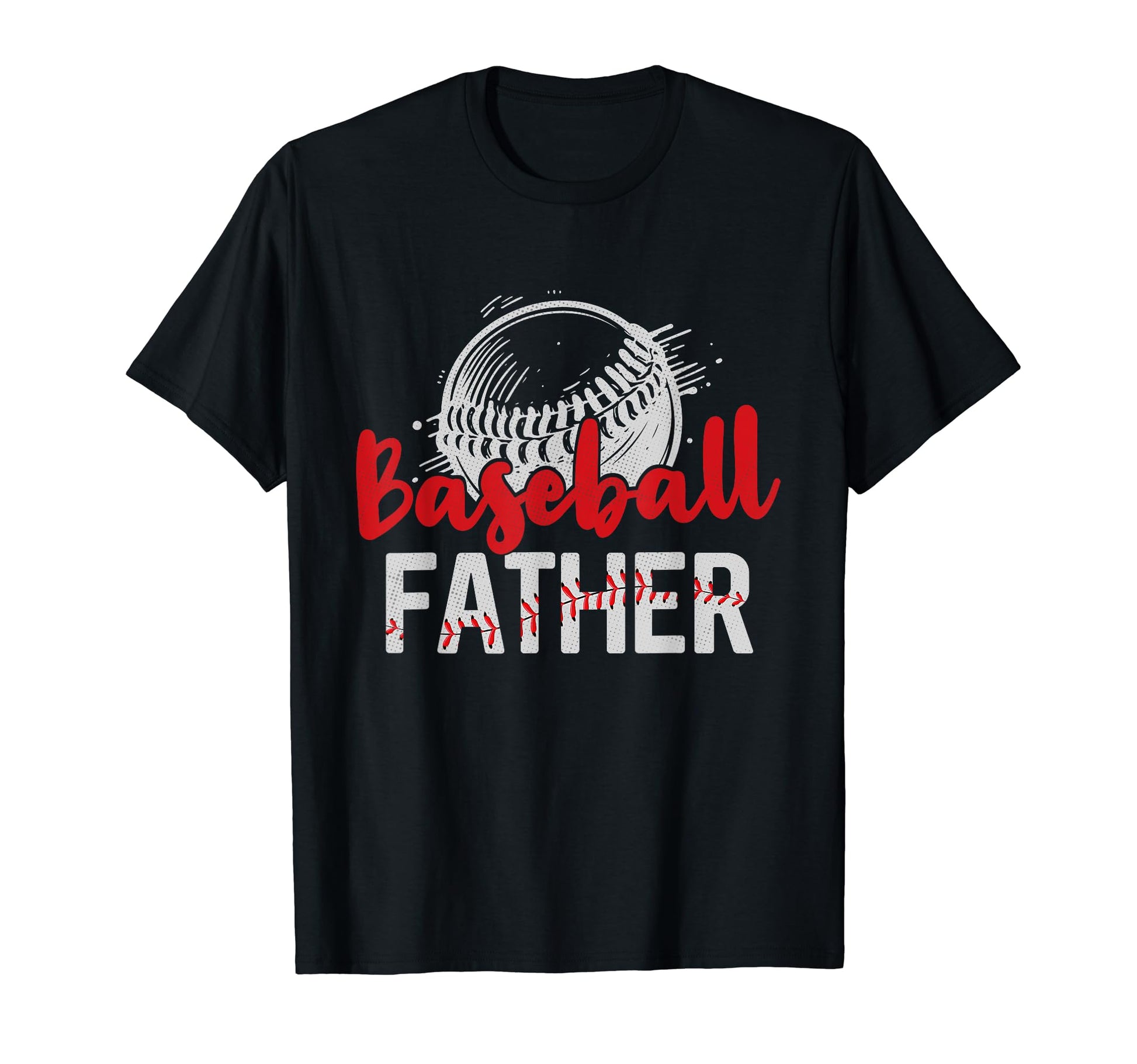 Baseball Father Fathers Day Dad Grandpa T-Shirt - Aesthetic Graphic Unisex - T-Shirt, Sweatshirt, Hoodie