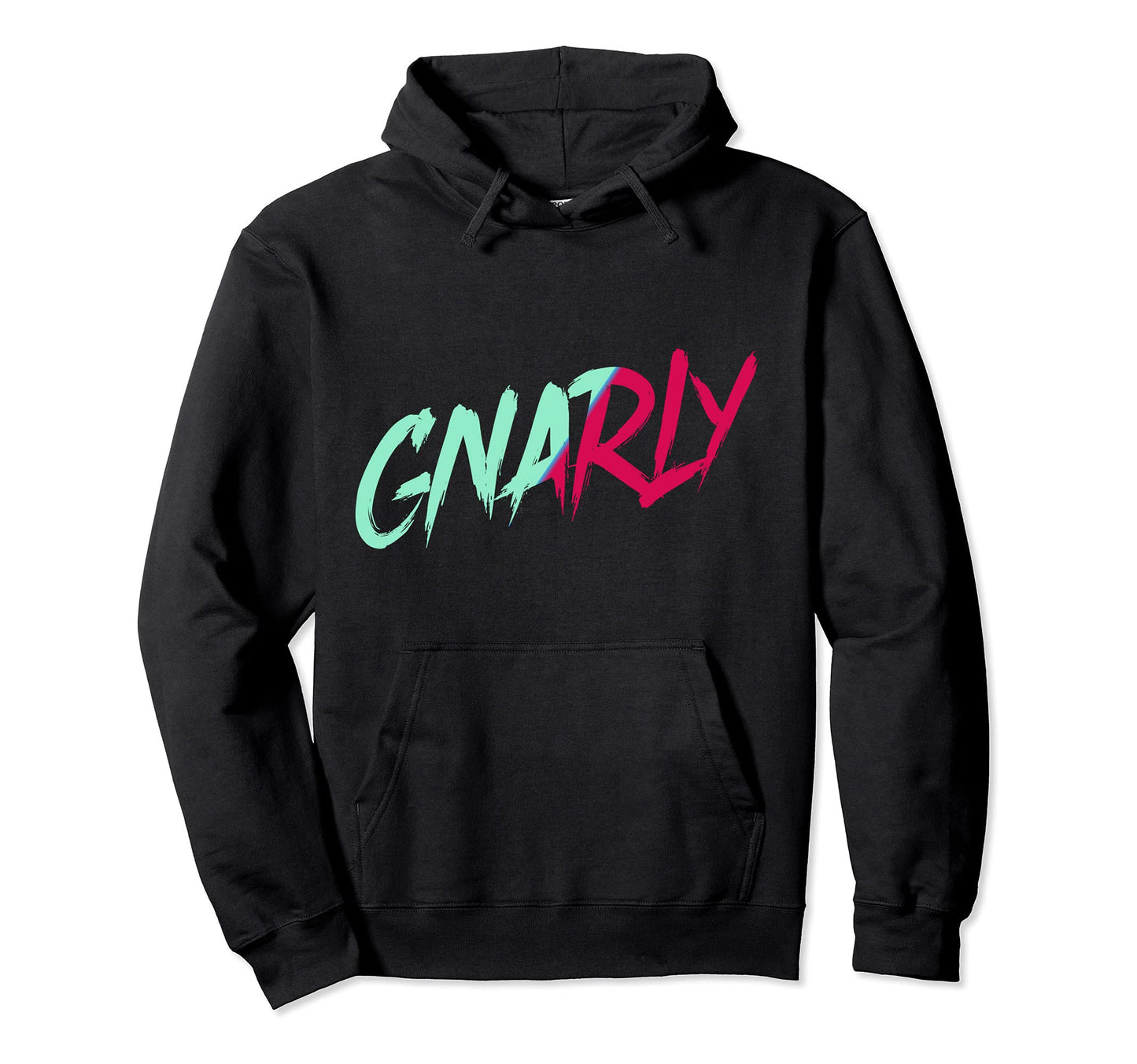 Gnarly 1980S Vaporwave Nostalgic 80S Hoodie - Custom Art Print for Adults - T-Shirt, Sweatshirt, Hoodie
