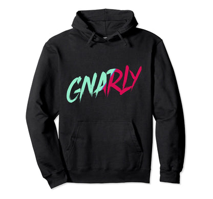 Gnarly 1980S Vaporwave Nostalgic 80S Hoodie - Custom Art Print for Adults - T-Shirt, Sweatshirt, Hoodie