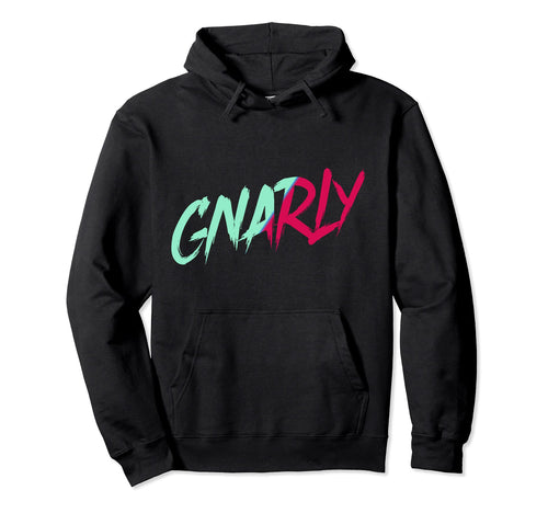 Gnarly 1980S Vaporwave Nostalgic 80S Hoodie - Custom Art Print for Adults - T-Shirt, Sweatshirt, Hoodie