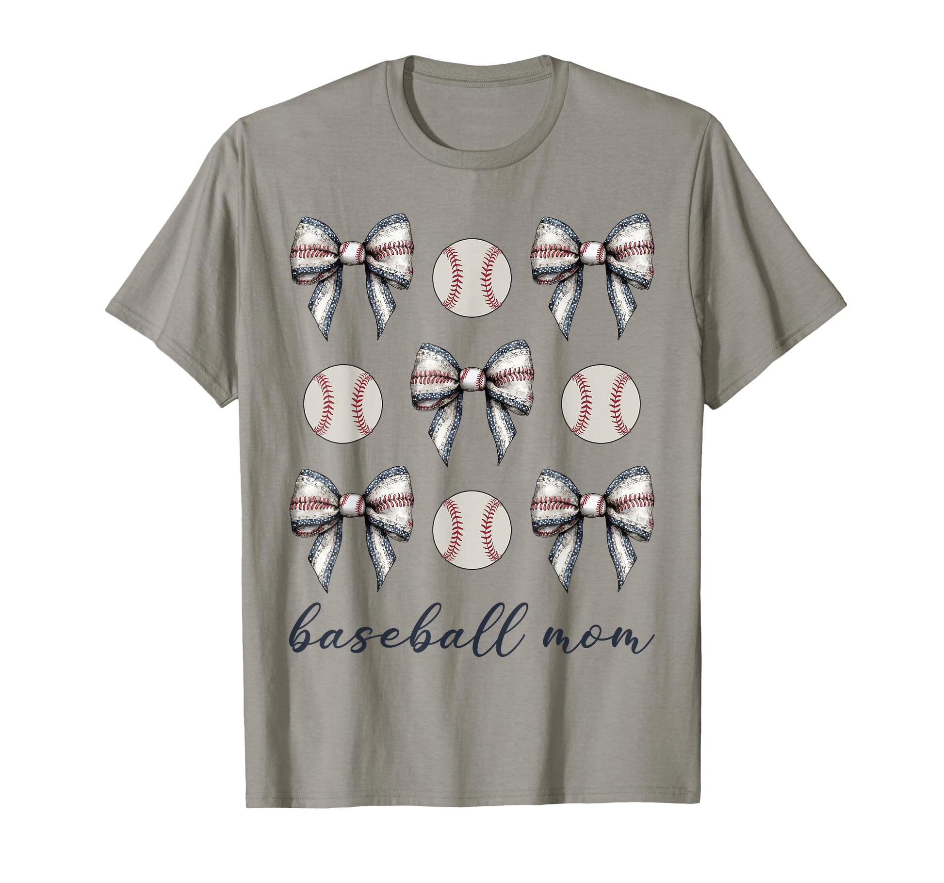 Coquette Bow Baseball Mom Baseball T-Shirt - Aesthetic Graphic Unisex - T-Shirt, Sweatshirt, Hoodie